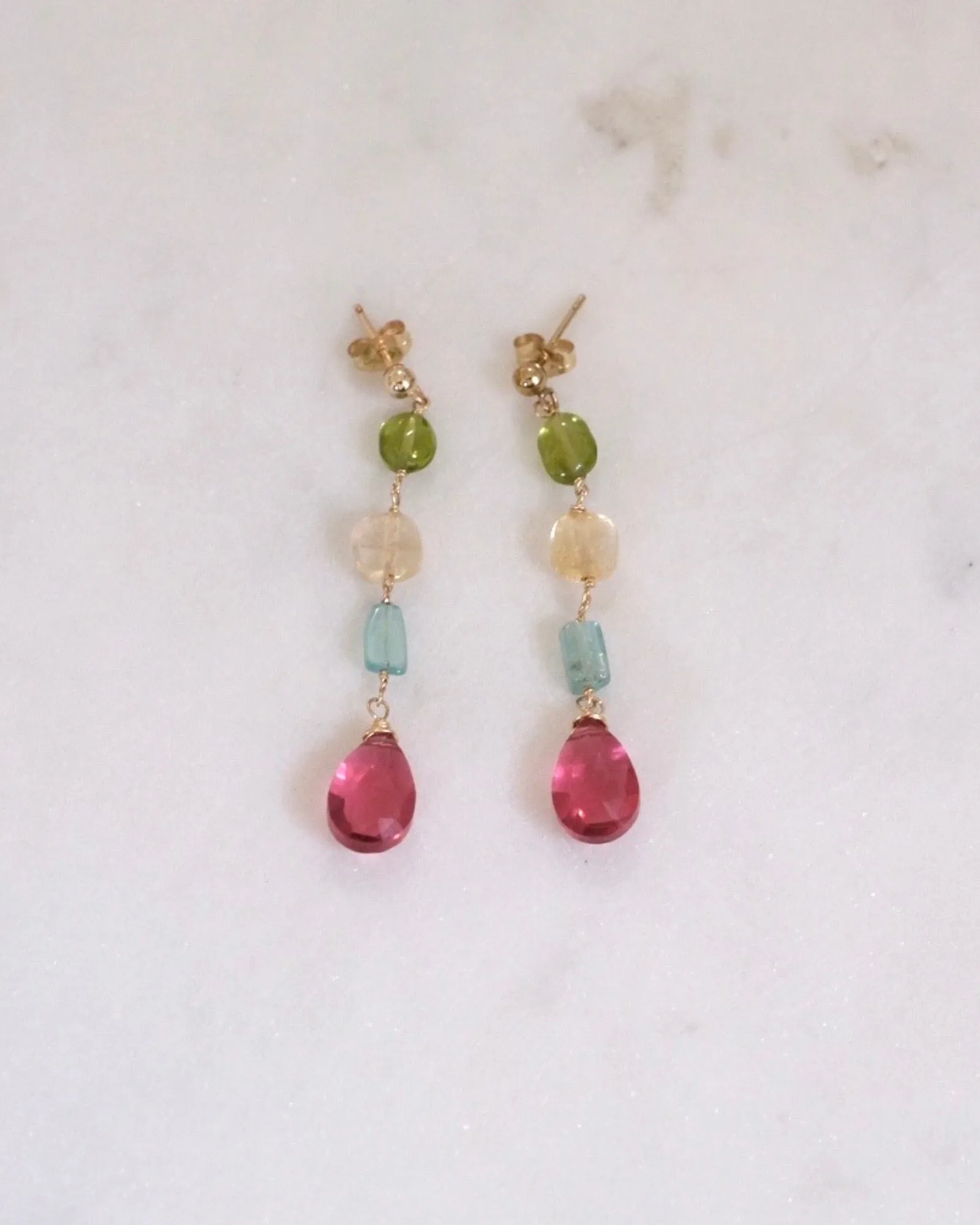 Tourmaline Tropical Earrings