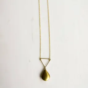 Triangle Locket Necklace