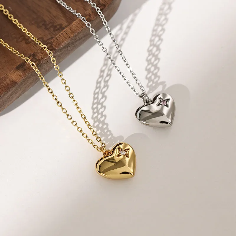 Twinkle In Your Heart Zircon Necklace