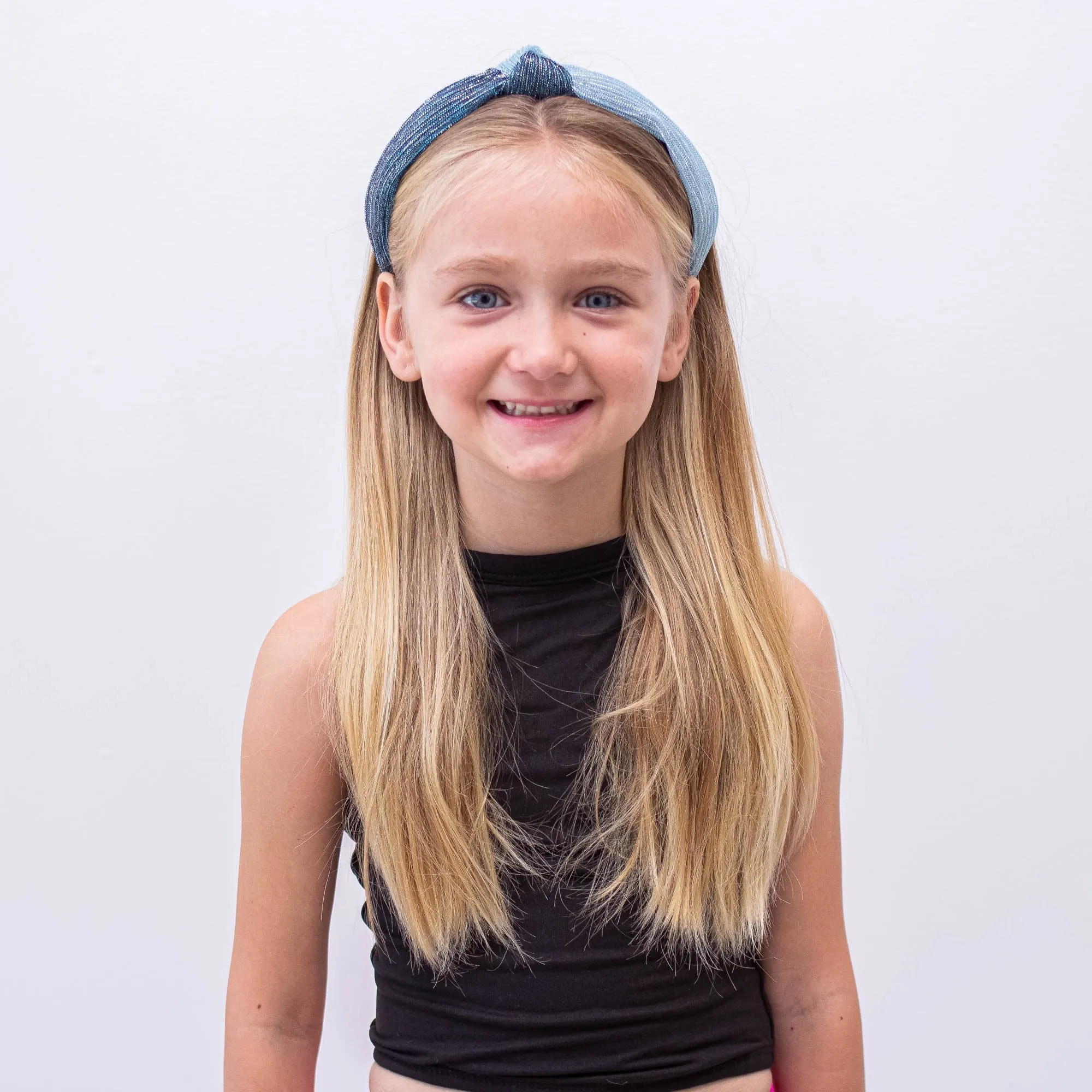 Two Tone Pleated Knot Headband