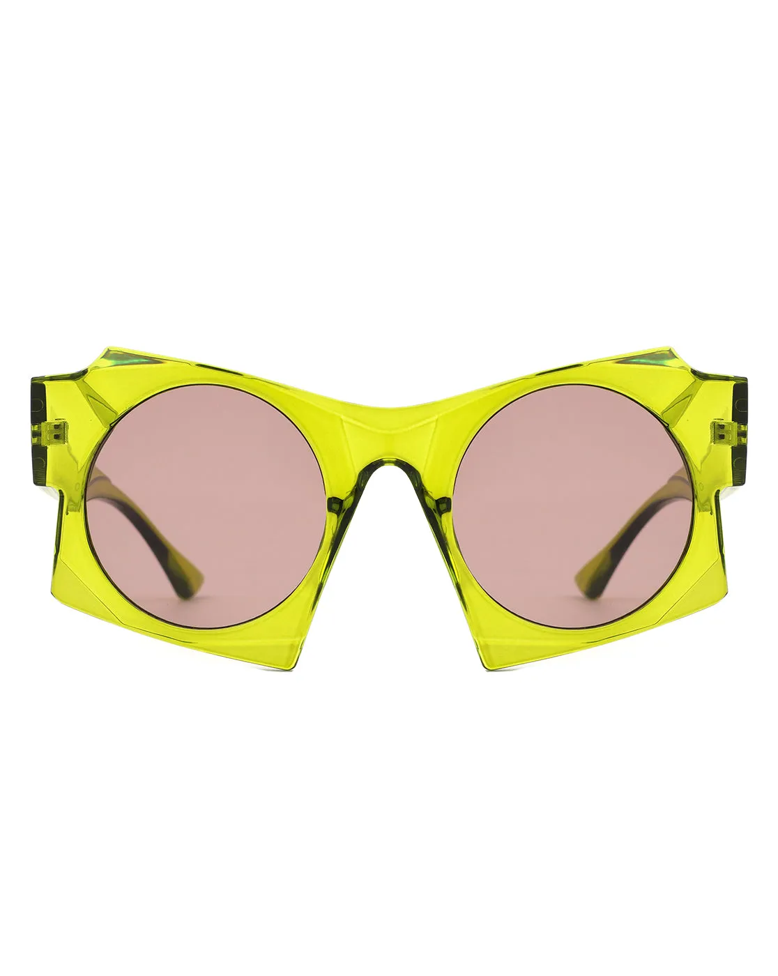 Tyren - Geometric Oversized Square Sunglasses