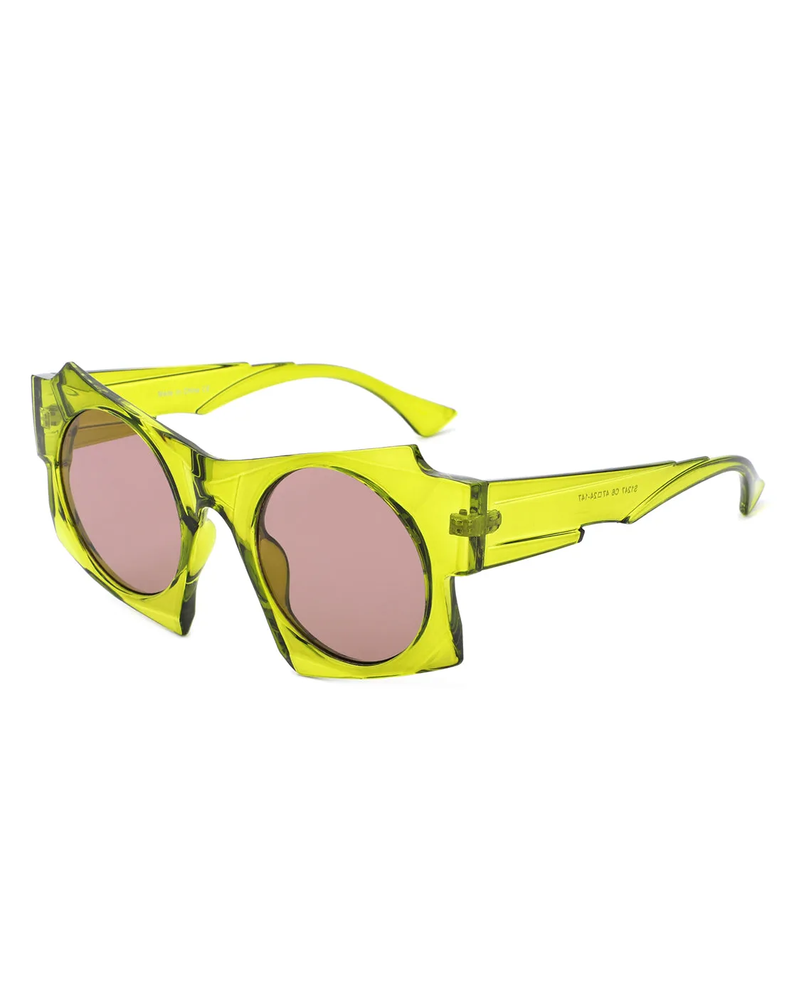 Tyren - Geometric Oversized Square Sunglasses