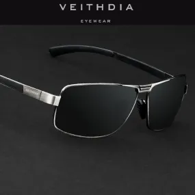 VEITHDIA   Aviatior Style Polarized Alloy Frame Sunglasses with UV400 Protection