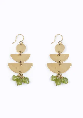 Waka Waka Earrings Peridot