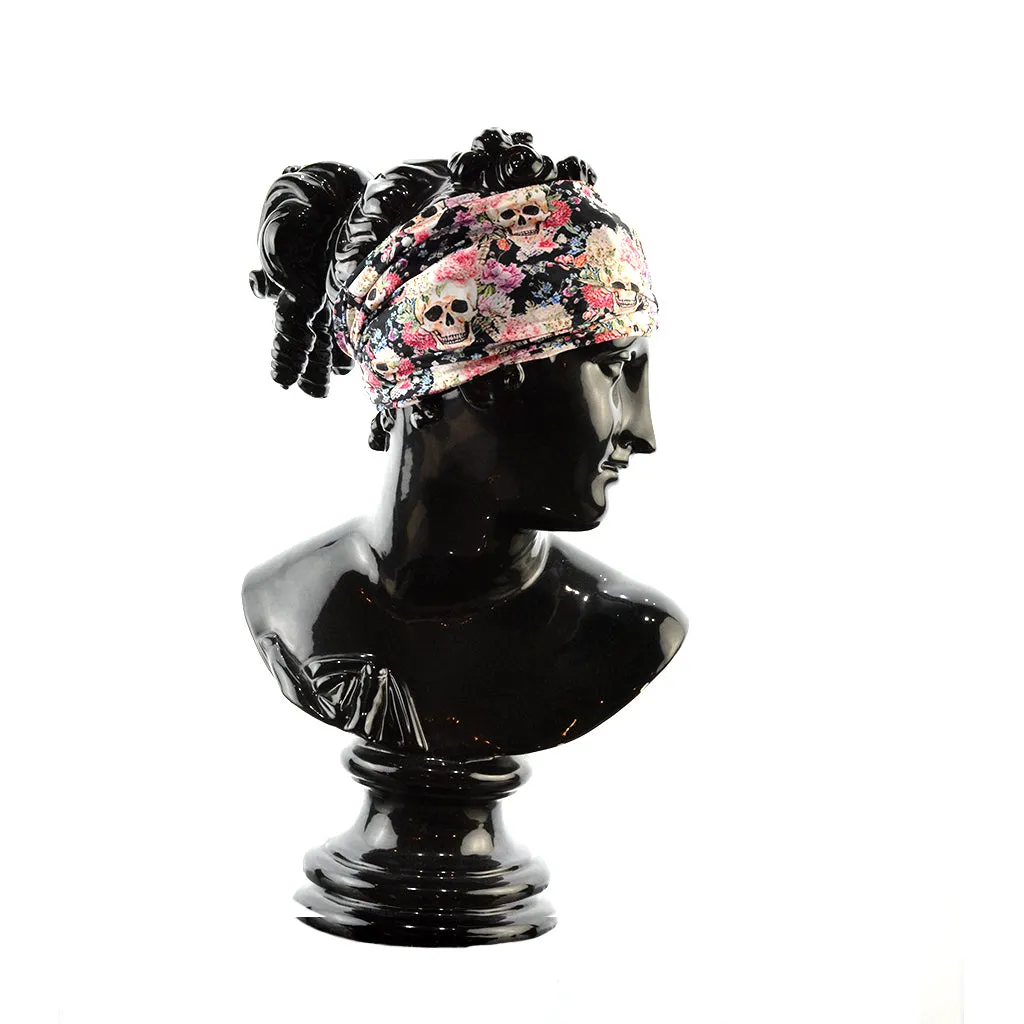 Walter Knabe Headband Skull Floral