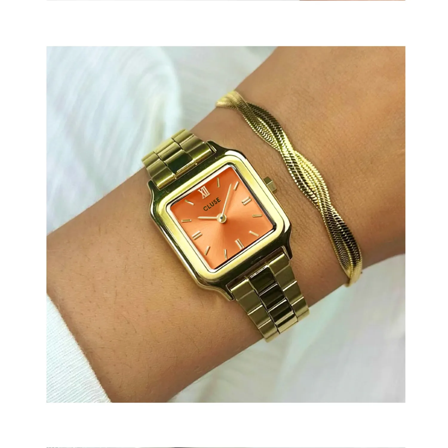 Watch - Gracieuse Petite Apricot Gold