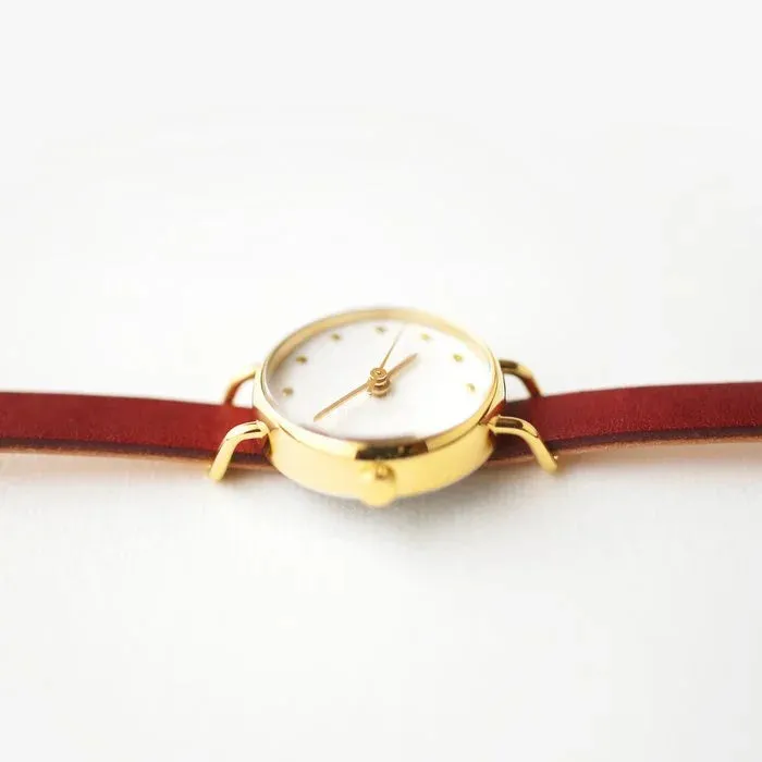 Women's Wristwatch - Crystal (White Color), Japanese handmade wrist watch