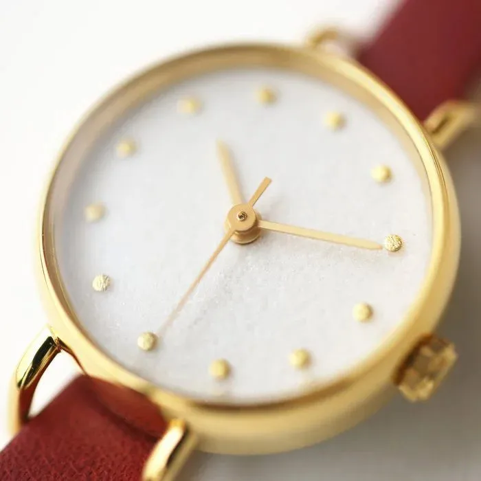 Women's Wristwatch - Crystal (White Color), Japanese handmade wrist watch